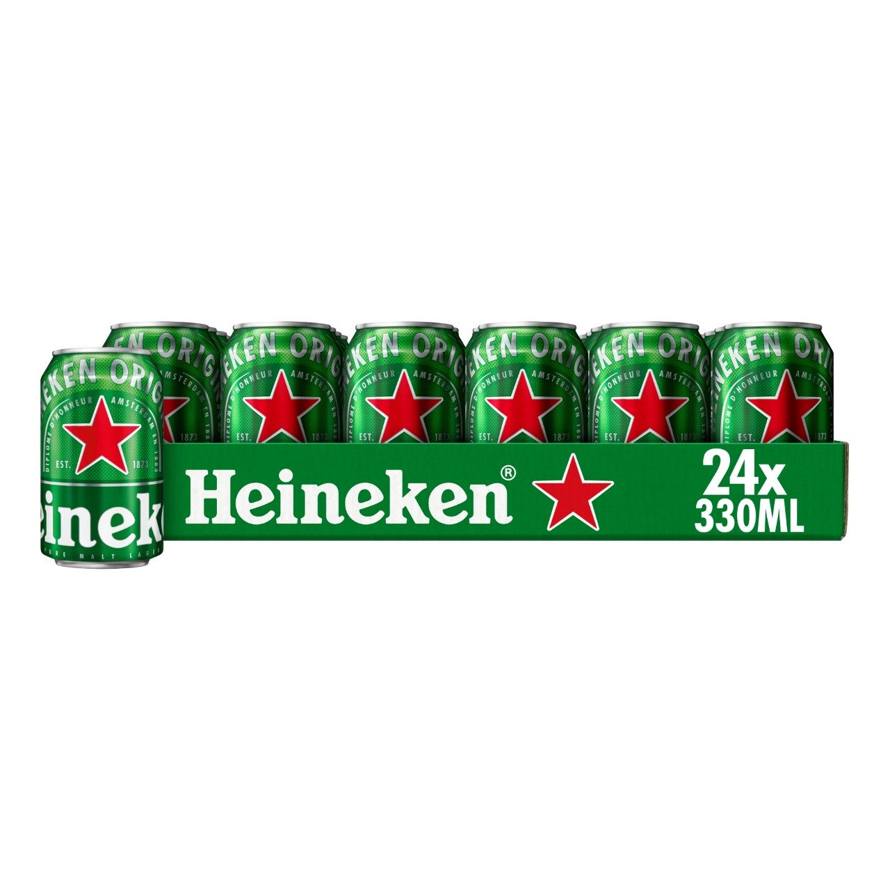 Tray heineken 24 cans