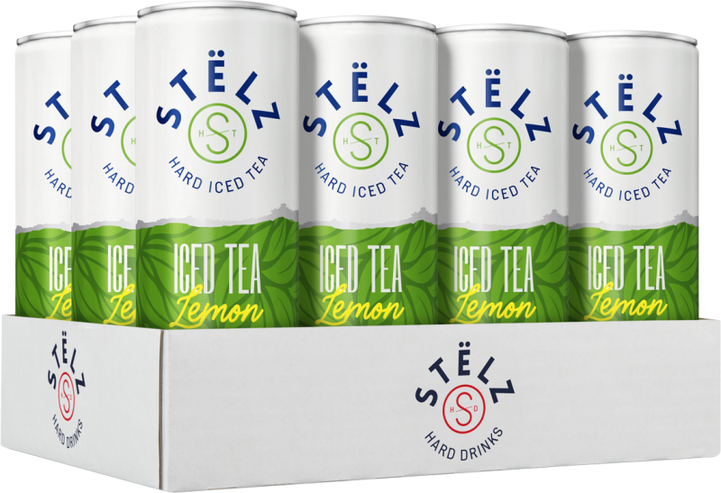 Stelz Hard Iced Tea Lemon 12x25cl