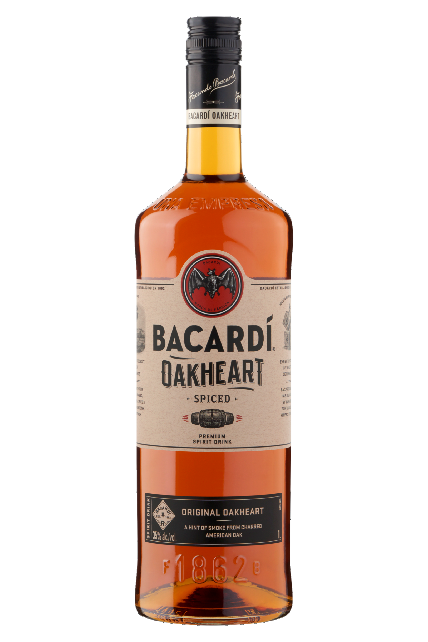 Bacardi spiced/ oakheart